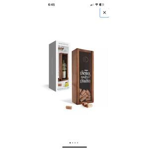 Studio Mercantile Wine Cork Keepsake Box Wine Cork Display Housewarming Gift